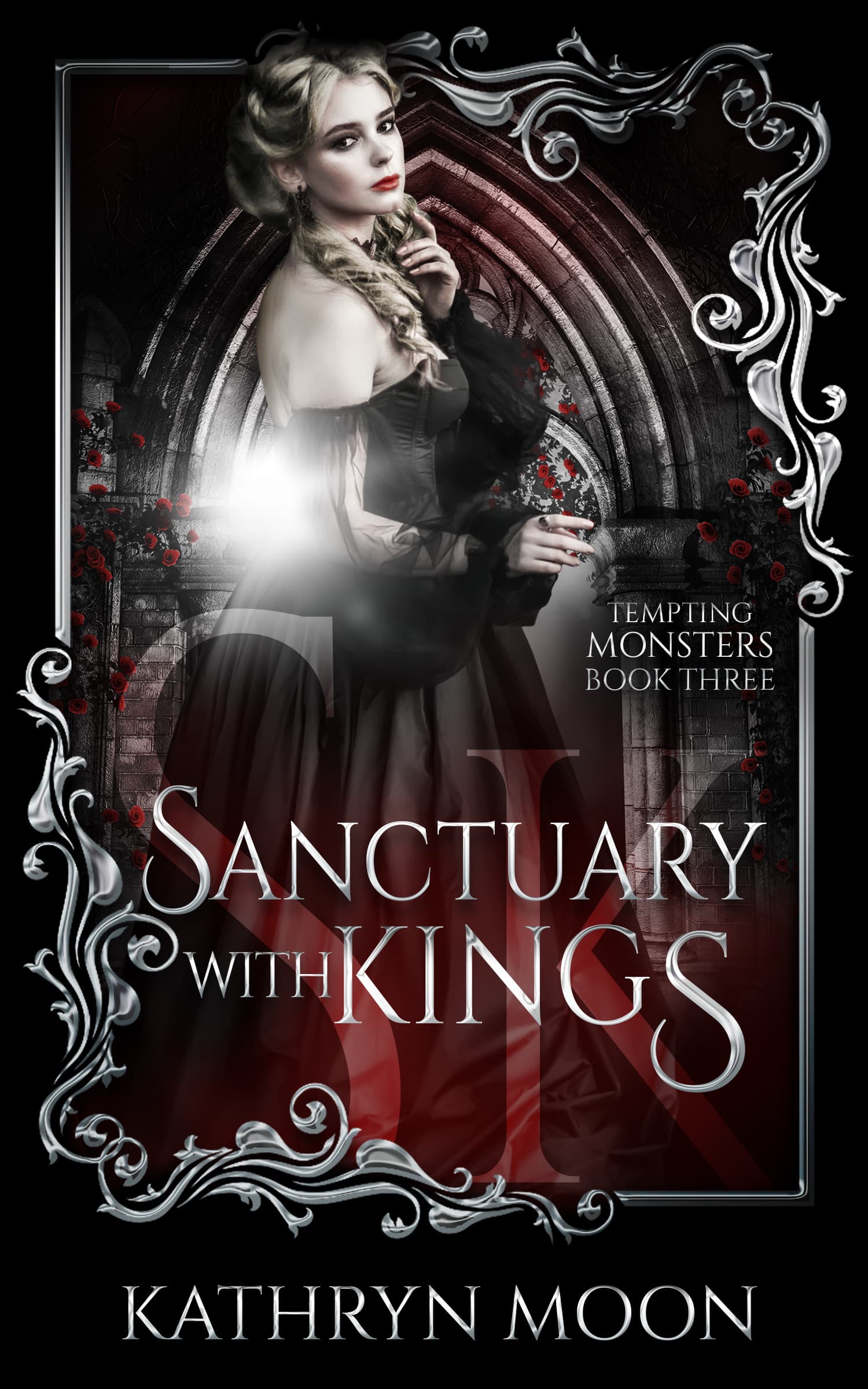 Cover of Sanctuary With Kings (Tempting Monsters, #3) by Kathryn  Moon