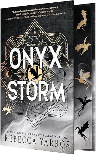 Cover of Onyx Storm (The Empyrean, #3) by Rebecca Yarros