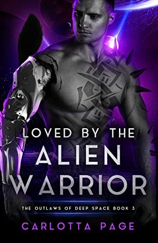 Cover of Loved by the Alien Warrior by Carlotta Page