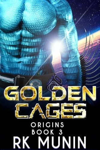 Cover of Golden Cages by RK Munin