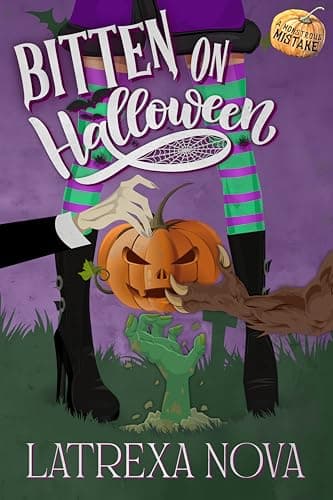 Cover of Bitten on Halloween by Latrexa Nova