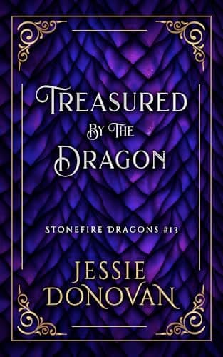 Cover of Treasured by the Dragon by Jessie Donovan