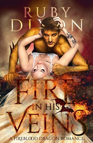 Cover of Fire in His Veins by Ruby Dixon