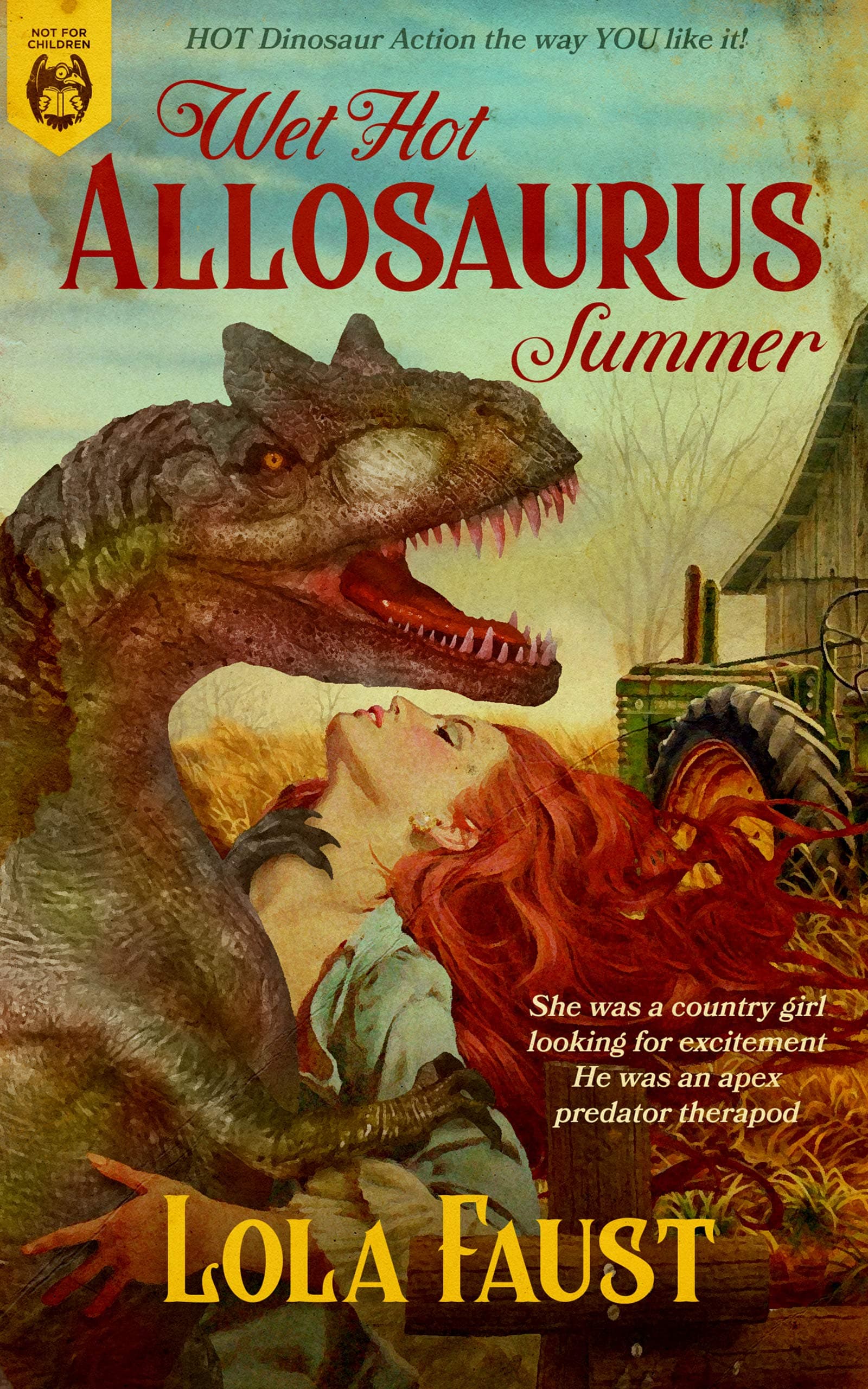 Cover of Wet Hot Allosaurus Summer (Dinosaur Erotica) by Lola Faust