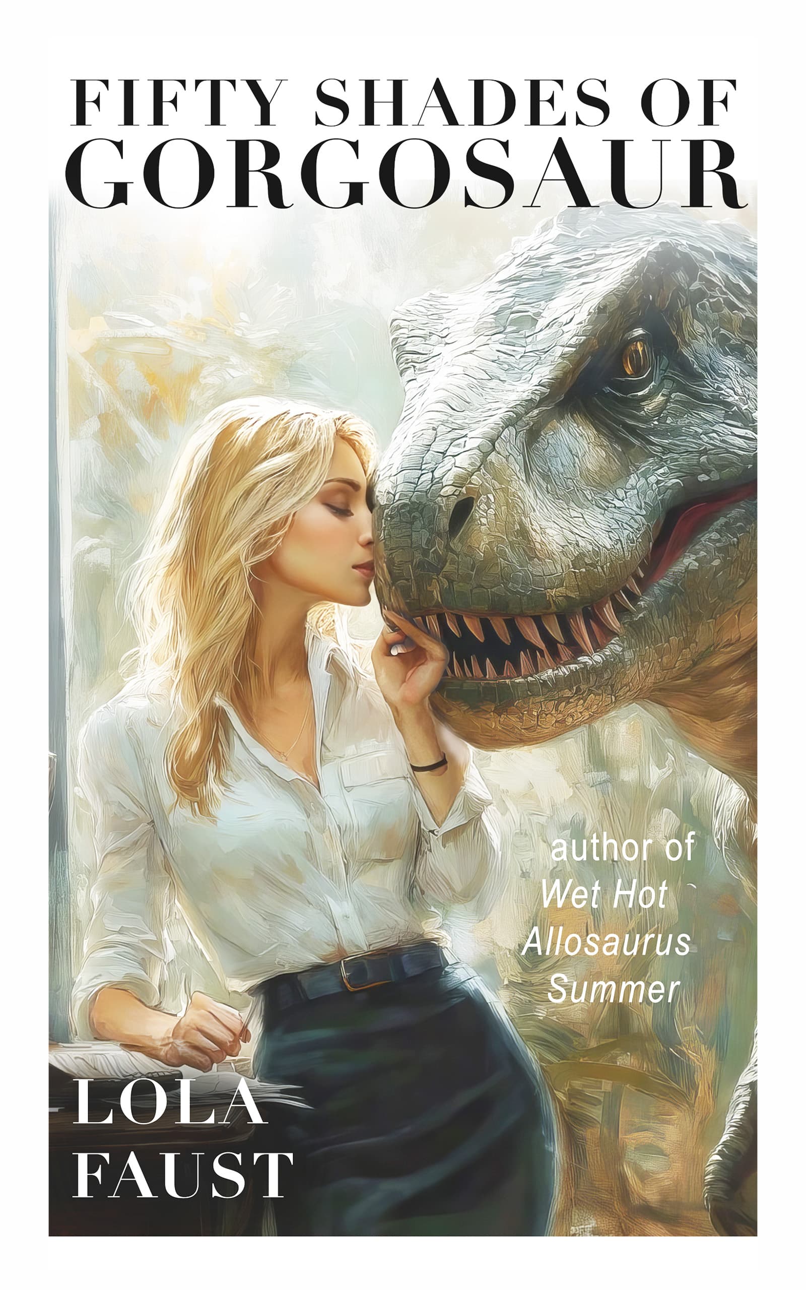 Cover of Fifty Shades of Gorgosaur (Dinosaur Erotica) by Lola Faust